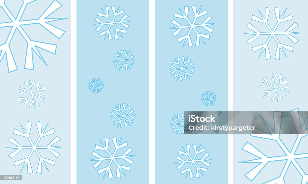 Retro-Schnee-Vektor - Lizenzfrei Abstrakt Stock-Illustration