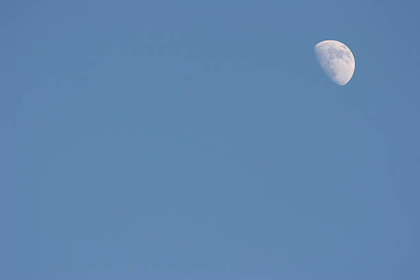 Southern Summer Moonrise stock photo