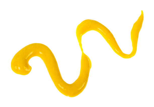 istock Mustard sauce on a white background 901621926