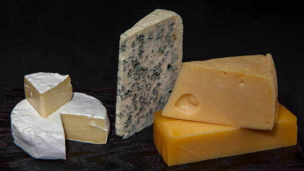istock Different kinds of cheeses and grapes 901630048