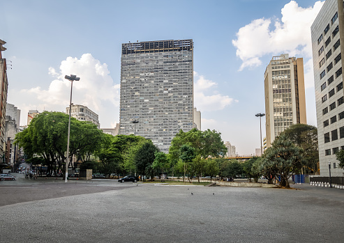 Praca do Correio (Post Office Square) and Santa Ifigenia Viaduct - Sao Paulo, Brazil