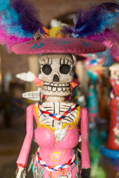 istock Female Santa Muerte skeleton 901634912