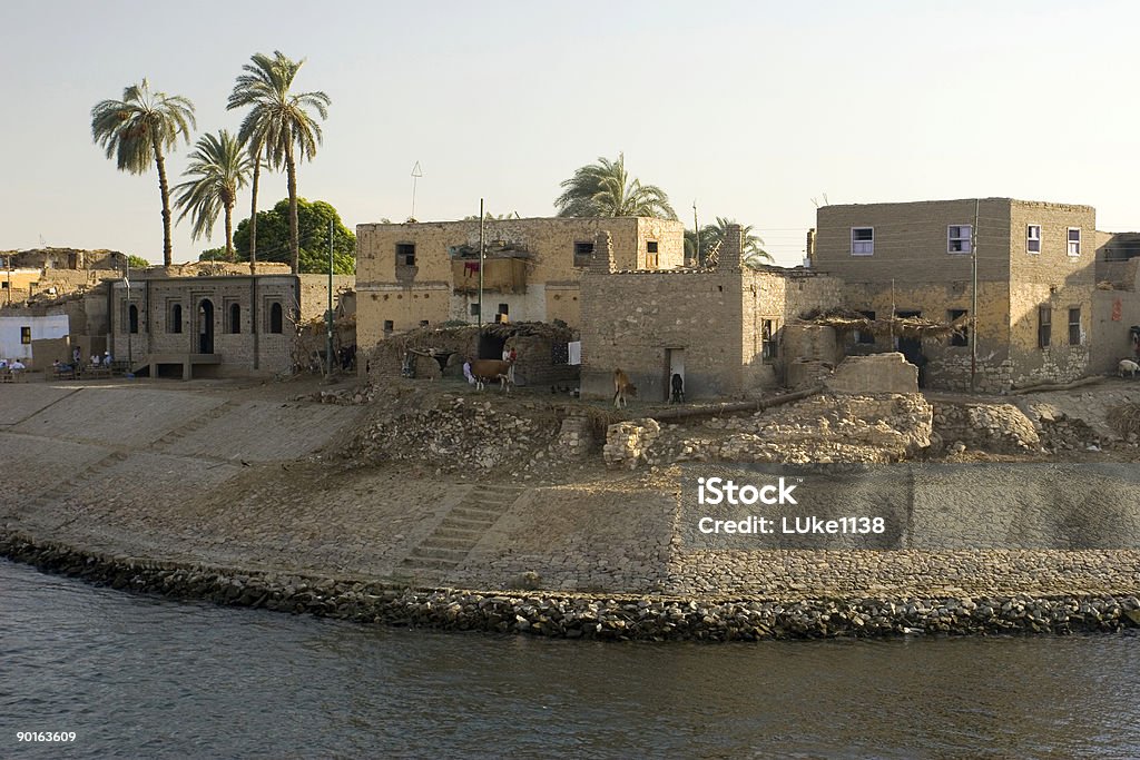 Aldeia Egipto - Royalty-free Edifício residencial Foto de stock