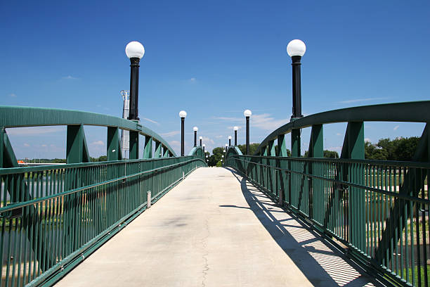 istock Bridge at Riverscape, Dayton, Ohio 90163672