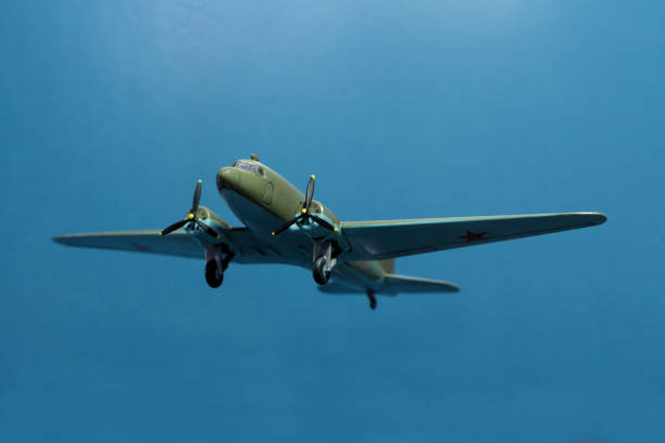 military transport aircraft  in  air