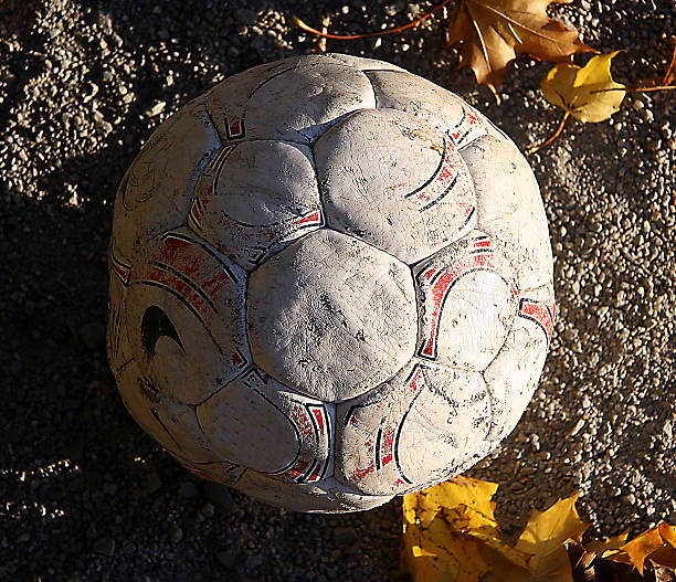 istock Tired soccerball 90164104