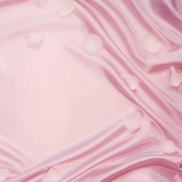istock Beautiful delicate pink silk background 901642024