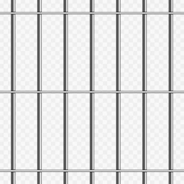 Prison Bars On Transparent Stock Illustration - Download Image Now - Prison,  Cage, Prison Cell - iStock
