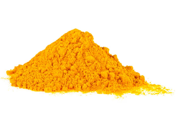 istock Turmeric powder isolated on a white background, Curcuma 901643768