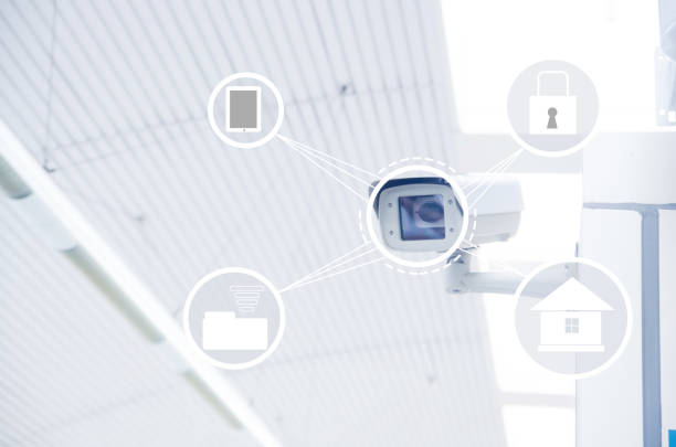 istock Security, CCTV camera internet of thing share file online smart home 901644244