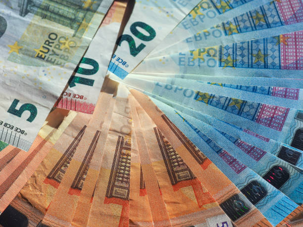 istock Euro notes, European Union background 901647092