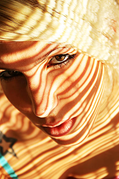 istock Shadowed fashion portrait 90164903