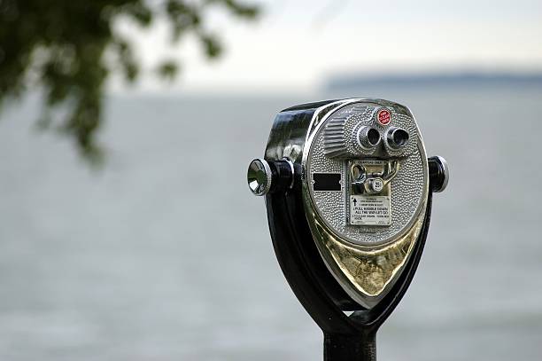 istock Coin-Op Binoculars Near Marblehead Lighthouse 90165141