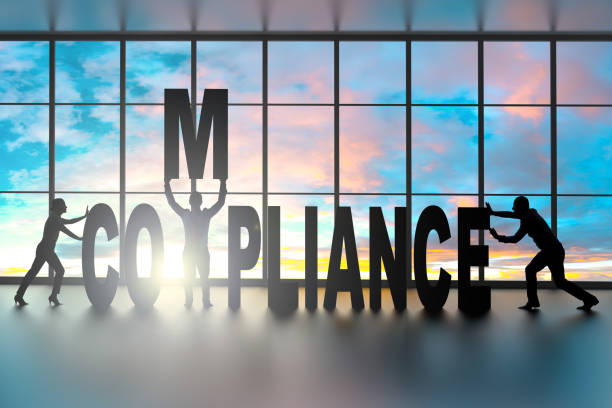 istock Team building the word Compliance 901653152