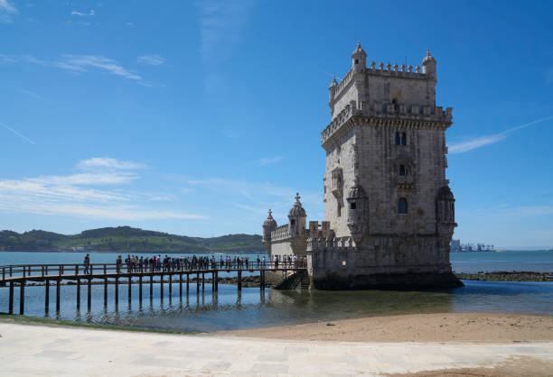 Tower of Belem in Lisbon on the Tagus River
