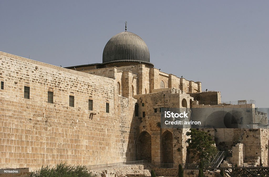 El-Aqsa-Monte del Tempio - Foto stock royalty-free di Capitali internazionali