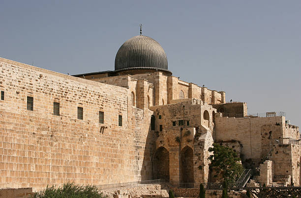 эль-акса-храмовая гора - el aqsa стоковые фото и изображения