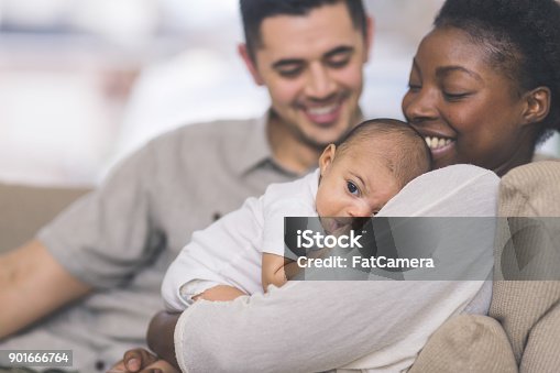 istock New Mom Holds Her Infant to Her Chest 901666764