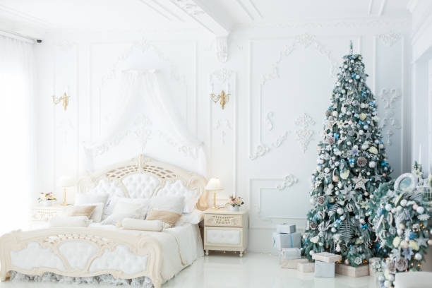 istock Christmas decorations in the bedroom 901673998