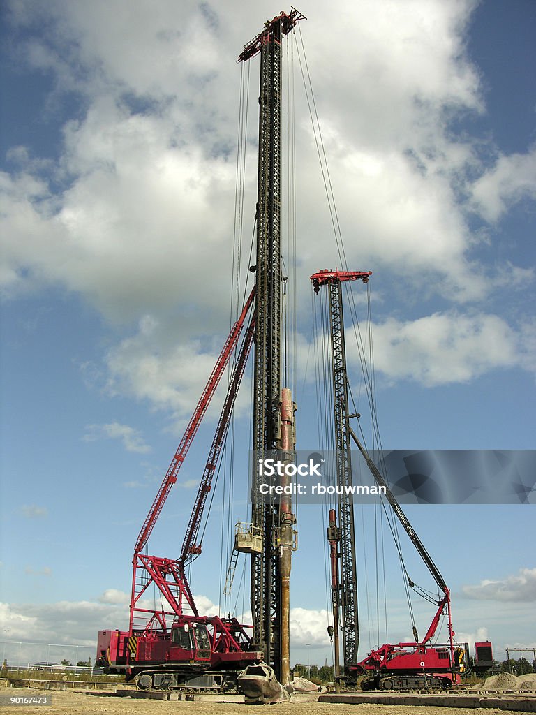 De forage pétrolier - Photo de Bleu libre de droits