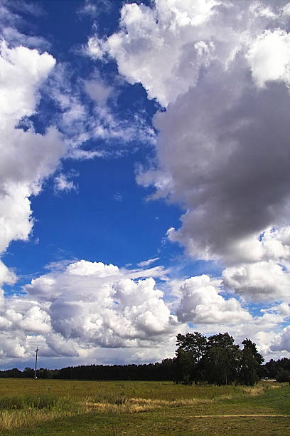 Sky with clouds stock photo