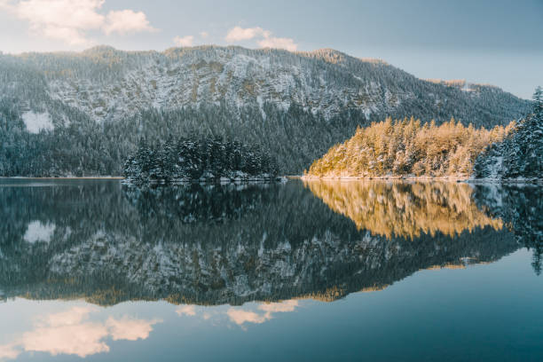 istock Scenic view of Eibsee lake in Alps 901682286