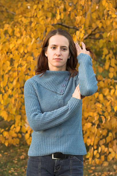 istock Fall Portrait of Young Woman 90168340