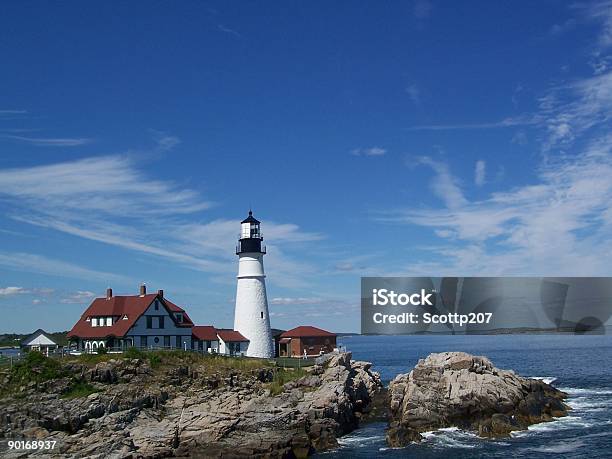 Faro Di Portland Slt - Fotografie stock e altre immagini di Ambientazione esterna - Ambientazione esterna, Composizione orizzontale, Costa - Caratteristica costiera