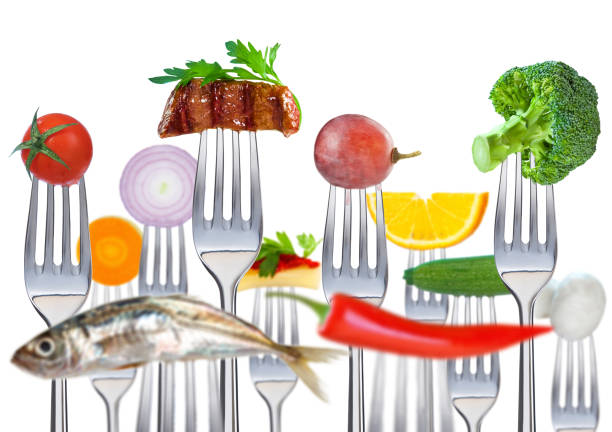 istock The foods is on the forks. 901693942