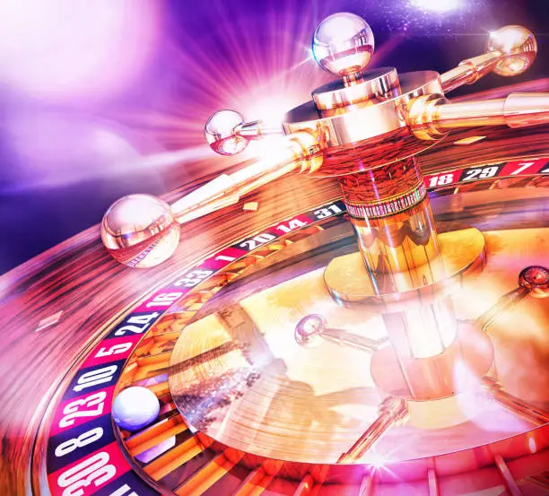 3D rendering of a roulette