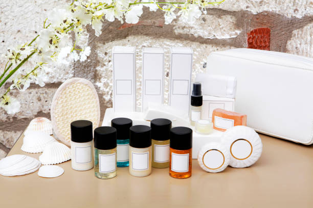 istock Shampoo, conditioner and soap bottles 901705648