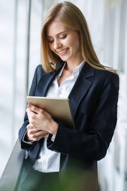 istock Smart tech for a smart businesswoman 901706308