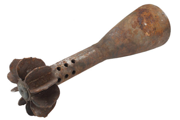 istock fragment of mortar bomb isolated 901708498