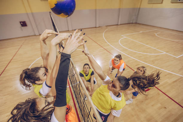 istock Female players in action 901717524