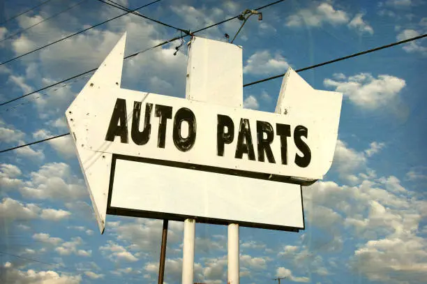 Photo of autp parts sign