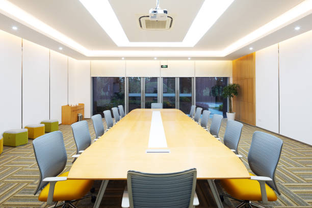 istock interior of modern meeting room 901758728