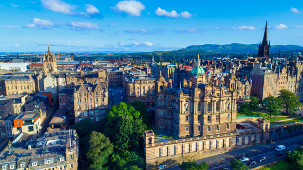 istock Aerial view of Edinburgh, Scotland 901758900
