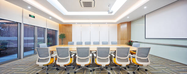 istock interior of modern meeting room 901762806