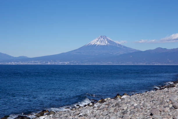 istock Mt. Fuji view from Suruga Bay in Japan. 901766214