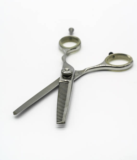 istock Scissors for hair cutting isolated on white background 901769806
