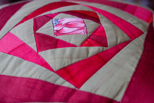 istock Lovely shot of pillow created by patchwork technique. Pillow from my Grandma 901779966