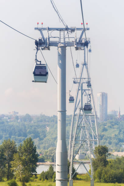 istock Reliance and trailers cable car in the city 901780342
