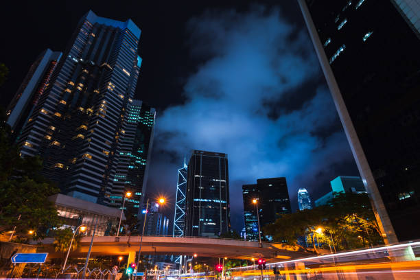 istock Hong Kong city. Night cityscape 901788108