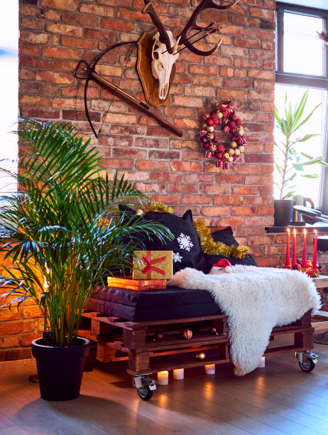 istock A room with Christmas decoration. 901797628
