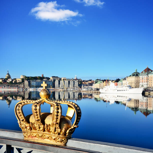 Stockholm, Sweden- July 17, 2025: AF Chapman formally Dunboyne and G.D Kennedy a steel ship moored to Skeppsholmen islet western shore as a youth hostel