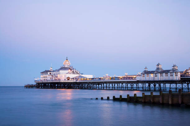 istock Eastbourne Pier Illuminated at Twilight 901817808