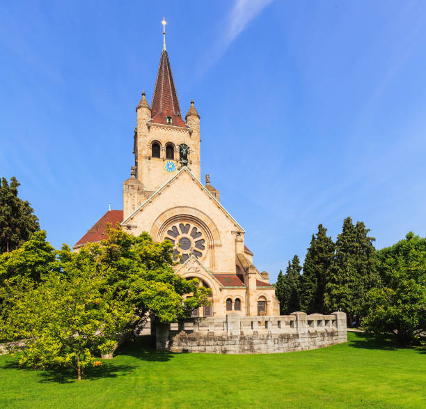 istock St. Paul's Church in Basel, Switzerland 901821646