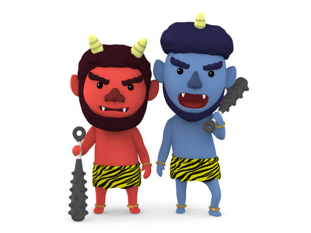 Cute Japanese demon called \