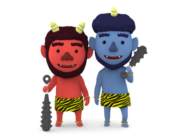 Cute Japanese demon called \