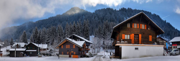 istock Winter Alpine landscape in the countryside 901845544